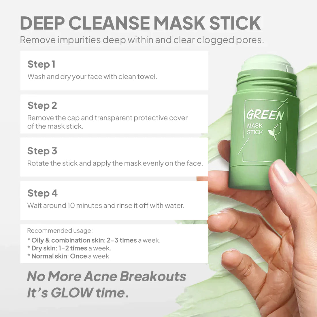 BePoreless™ Clear Skin Green Tea Mask Stick